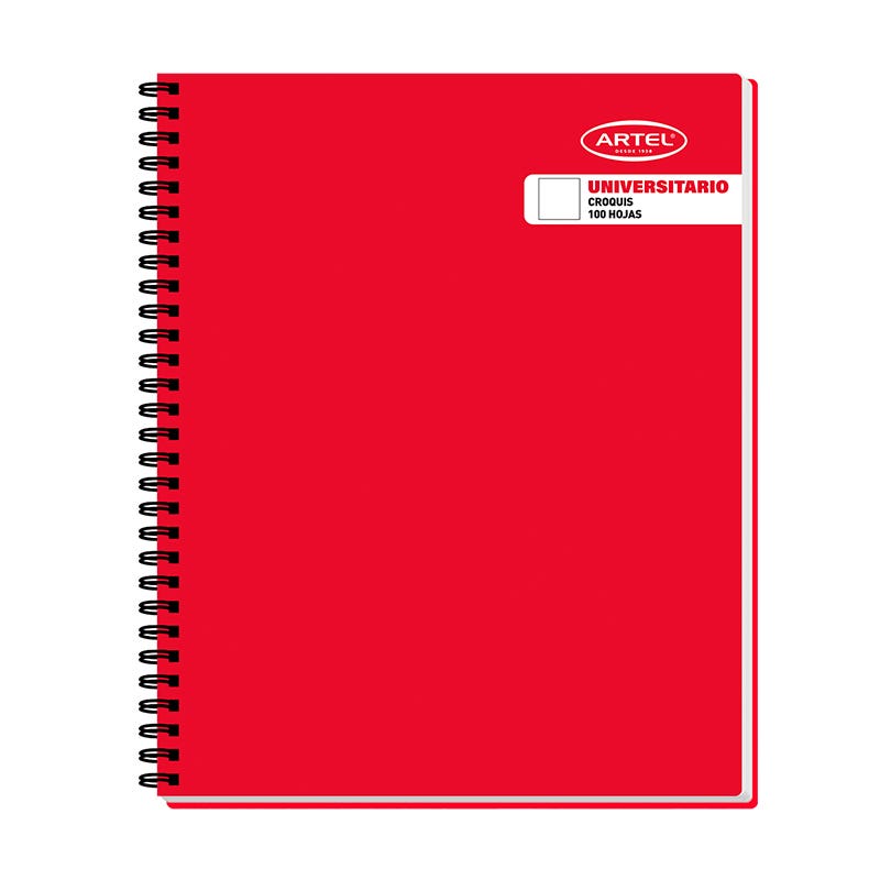 CUAD. UNIV TAPA EMPLACADO LISO CROQUIS Artel Nacional Librería