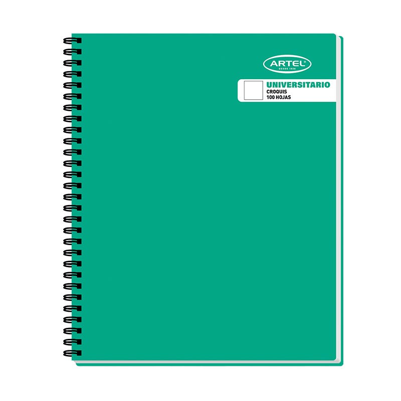CUAD. UNIV TAPA EMPLACADO LISO CROQUIS Artel Nacional Librería