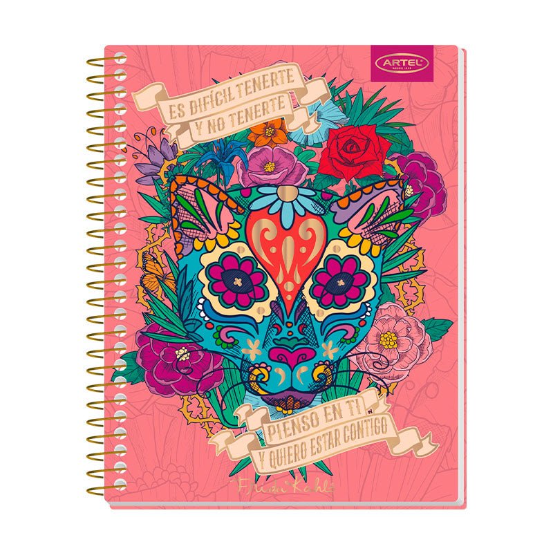 CUADERNO ESPECIAL 150 HOJAS 7MM FRIDA KAHLO ARTEL Artel Importado Nacional Librería