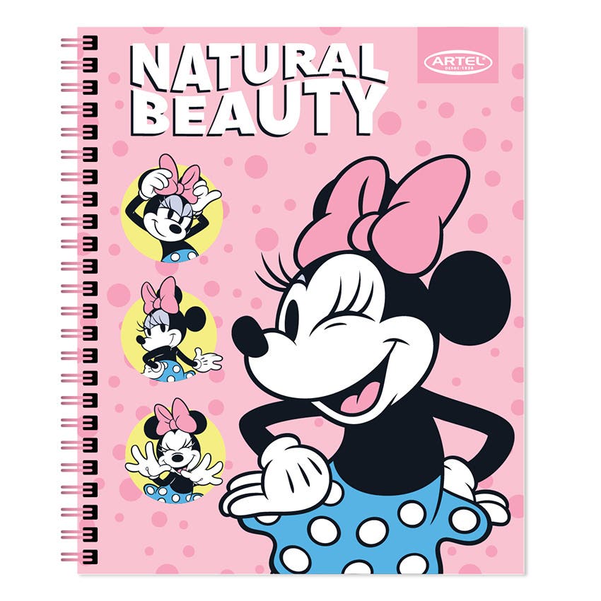 CUADERNO UNIVERSITARIO ARTEL 100 HOJAS 7MM DISEÑO MINNIE FASHION 2024 Artel Nacional Librería