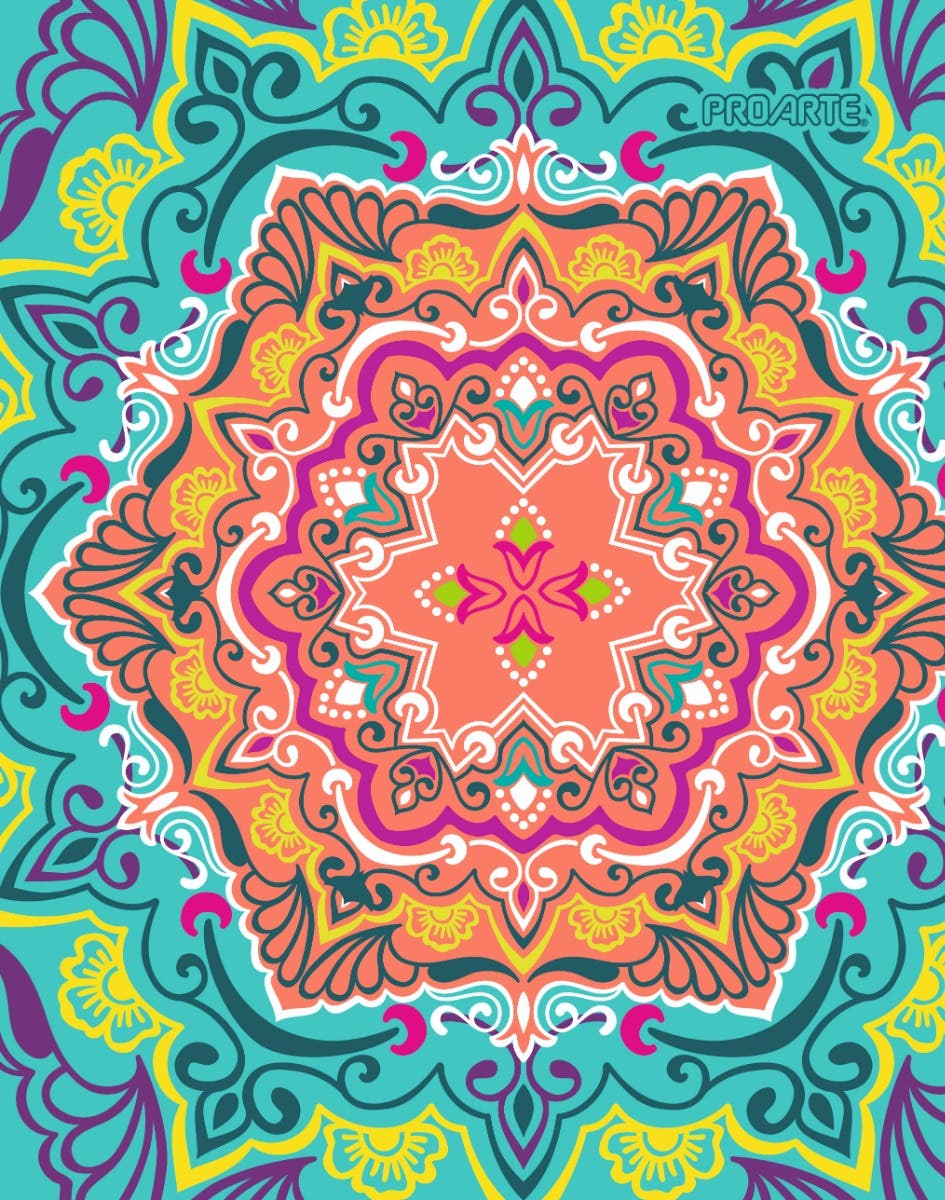 CUAD.PROARTE MANDALAS CARTA 150 HJ 7MM Proarte Nacional Librería