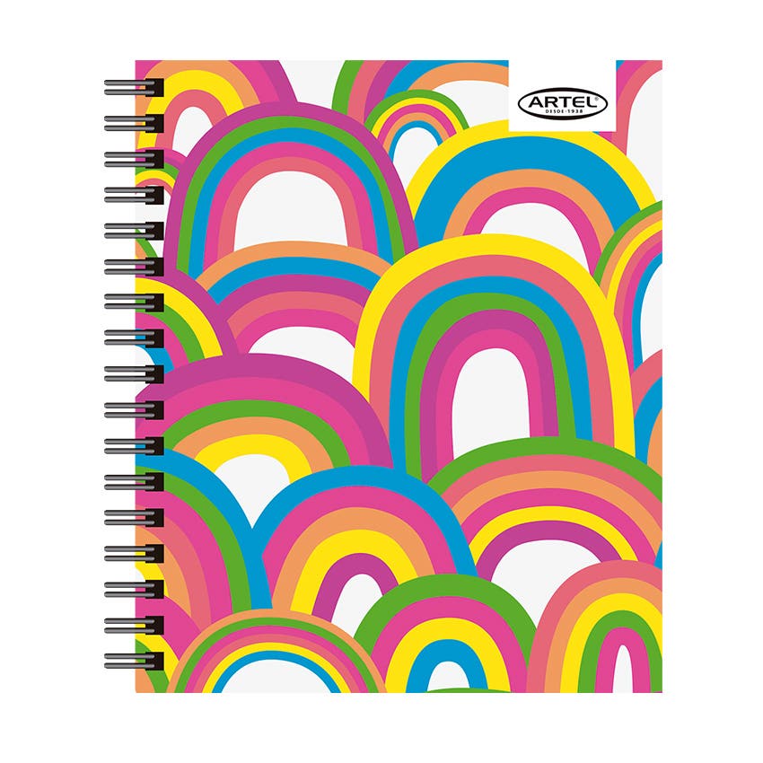 CUUA BOOK 120HJ ARCOIRIS FLUOR ARTEL Artel Nacional Librería