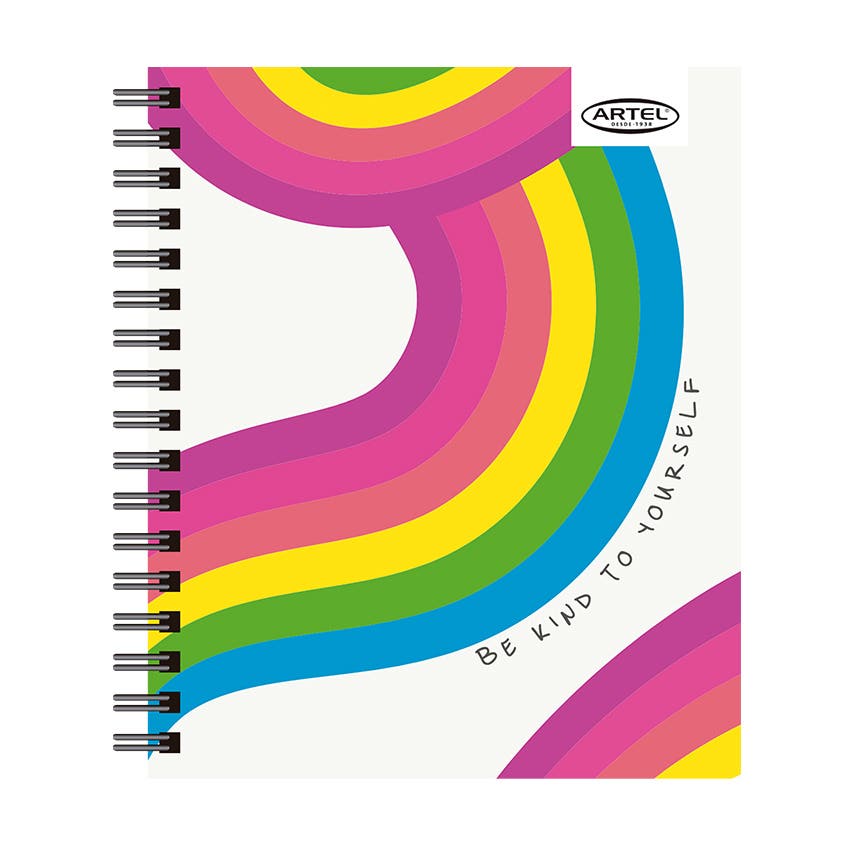 CUUA BOOK 120HJ ARCOIRIS FLUOR ARTEL Artel Nacional Librería
