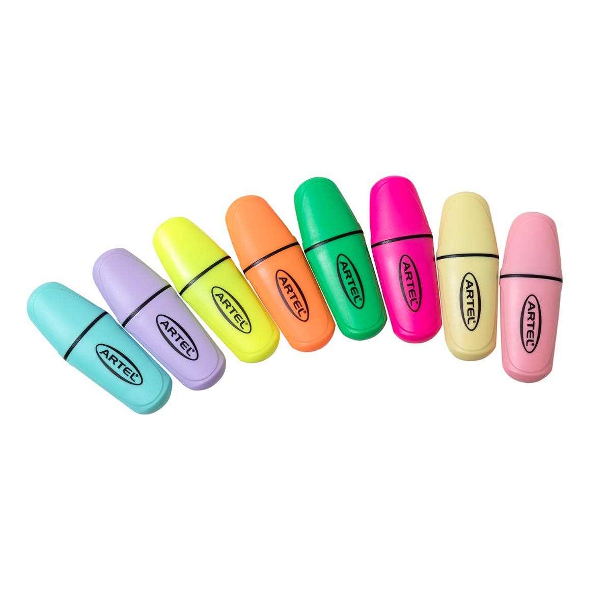 Destacador Mini Pastel + fluor 8 unidade Artel Nacional Librería