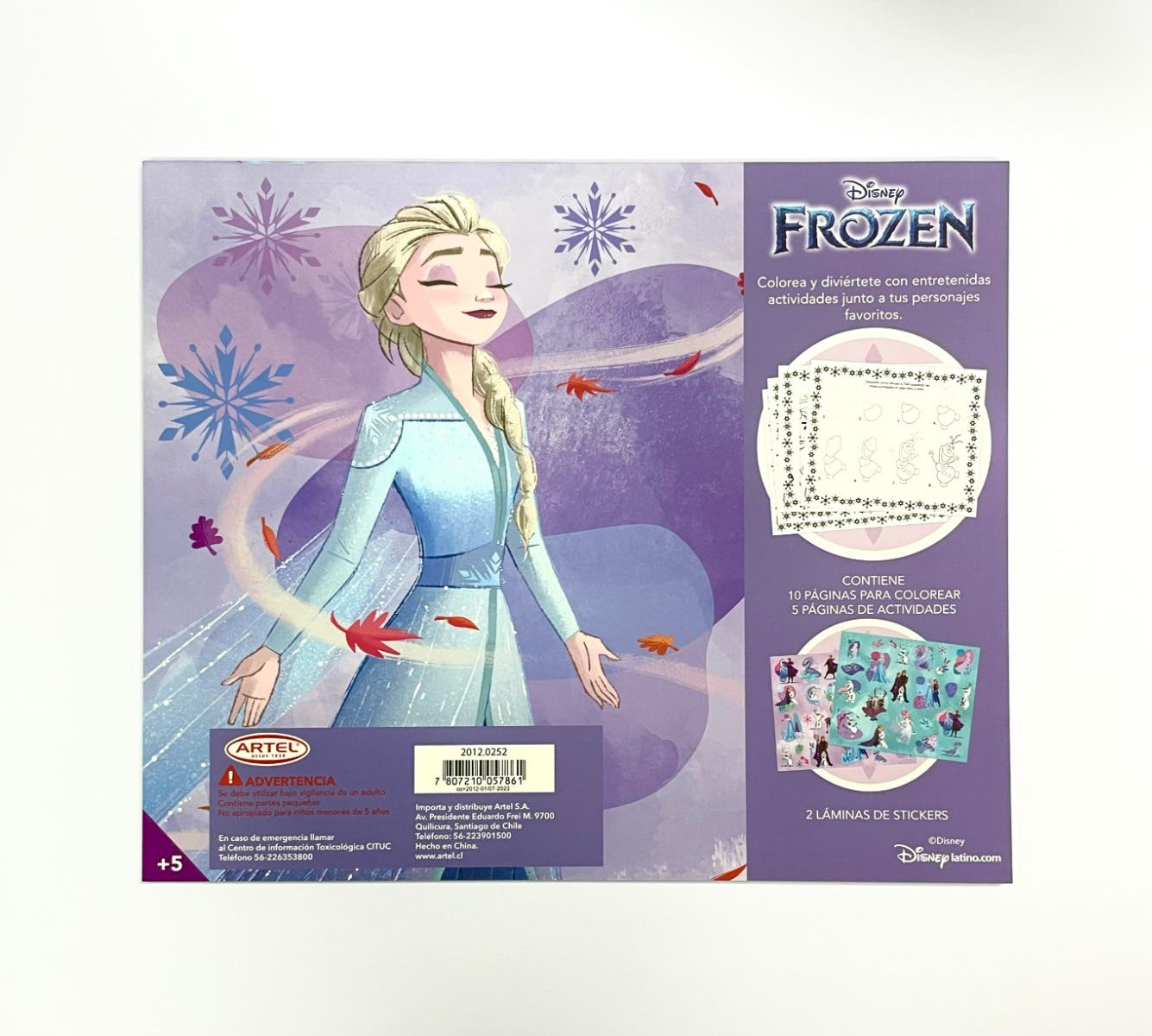 Divertiblock Frozen Disney Artel Nacional Librería