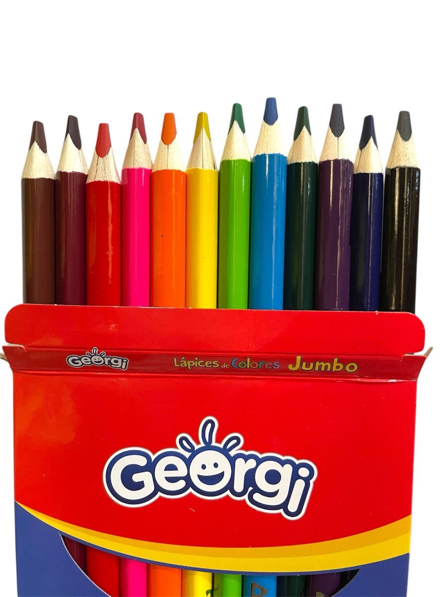 Est. 12 láp. Col. Largo Jumbo Georgi Artel Nacional Librería