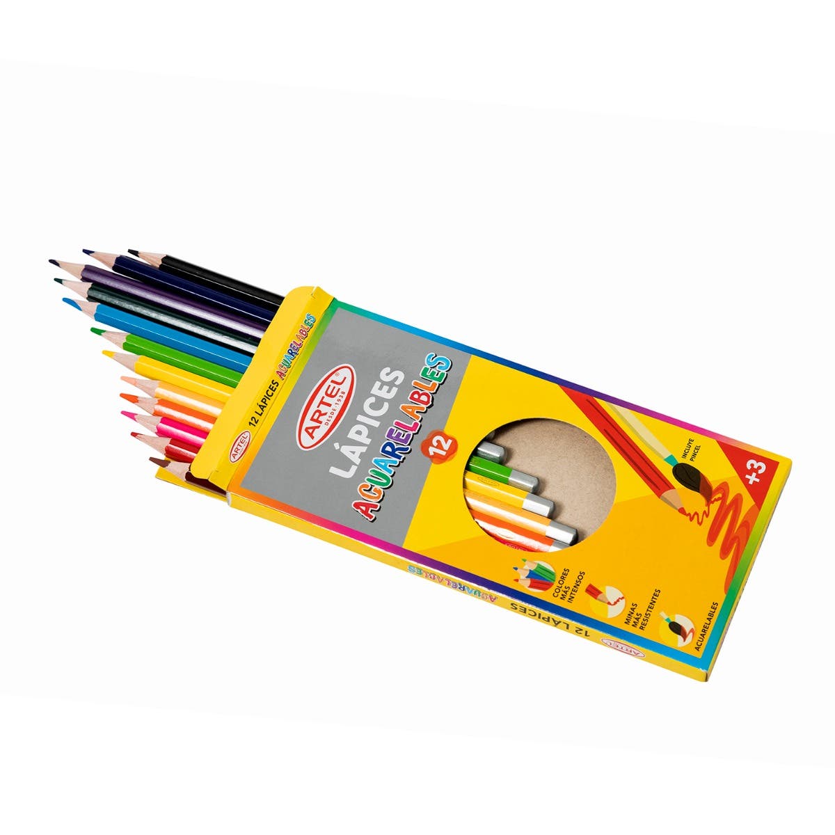 Est 12 Lapiz Color Artel Acuarelable Artel Nacional Librería