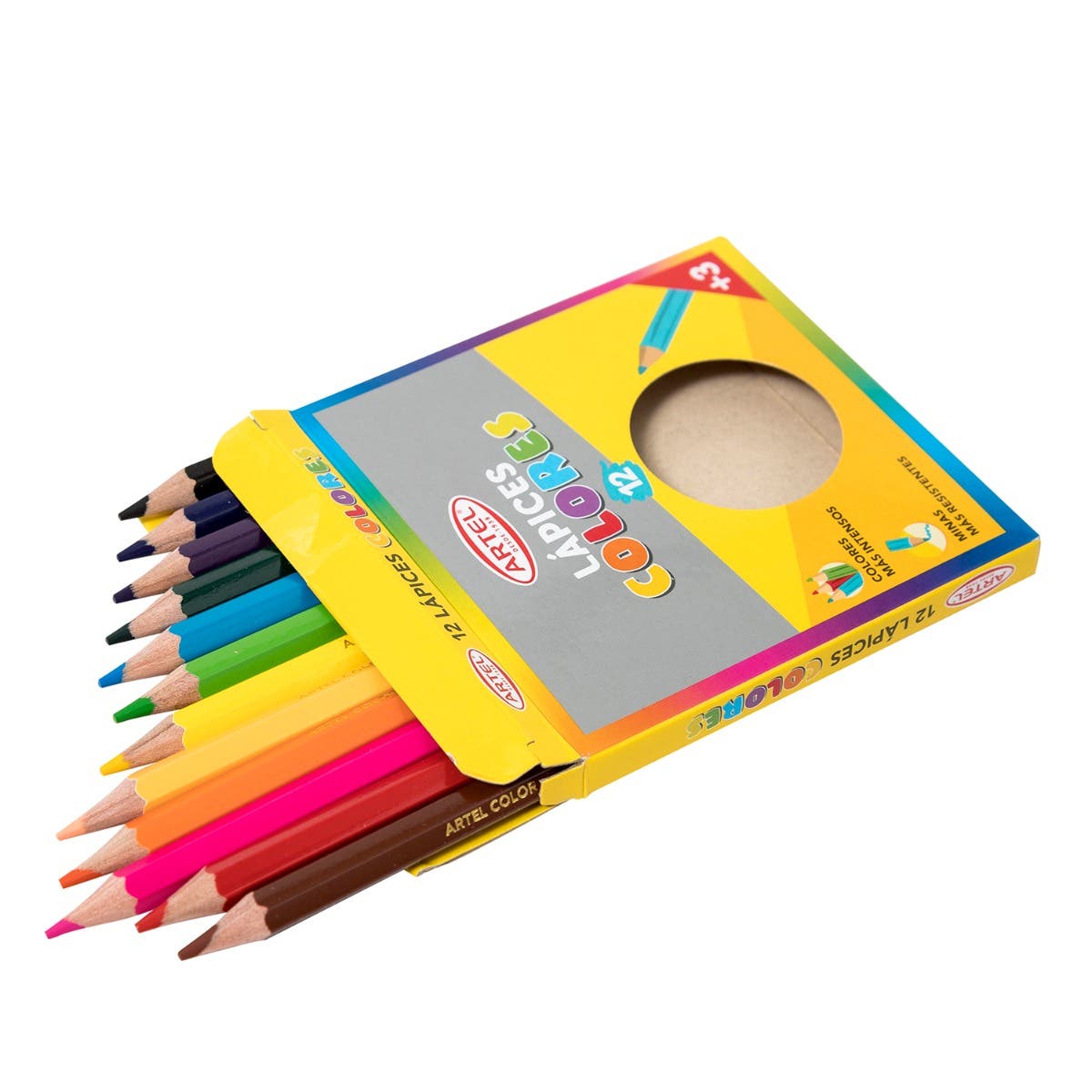 Est 12 Lapiz Color Artel Cortos Artel Nacional Librería
