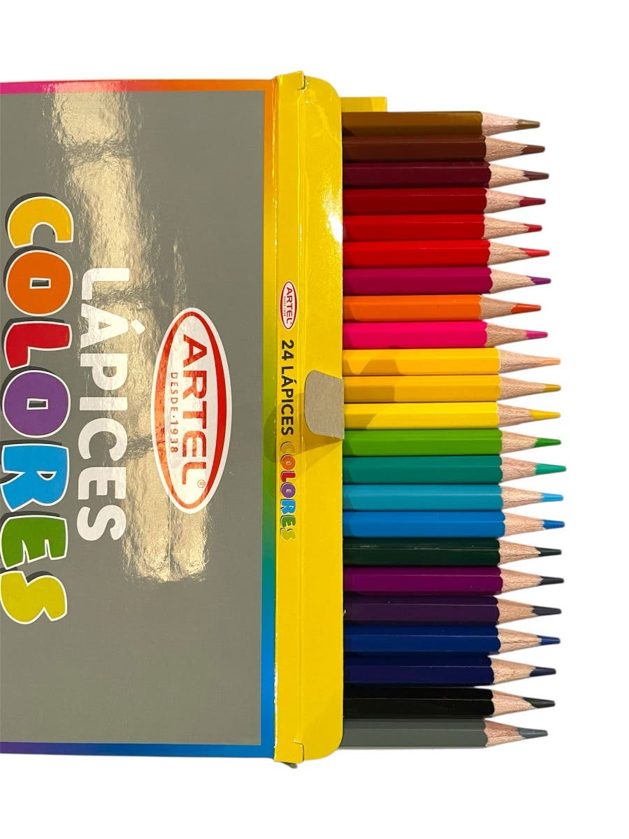 Est 24 Lapiz Color Artel Largos Artel Nacional Librería