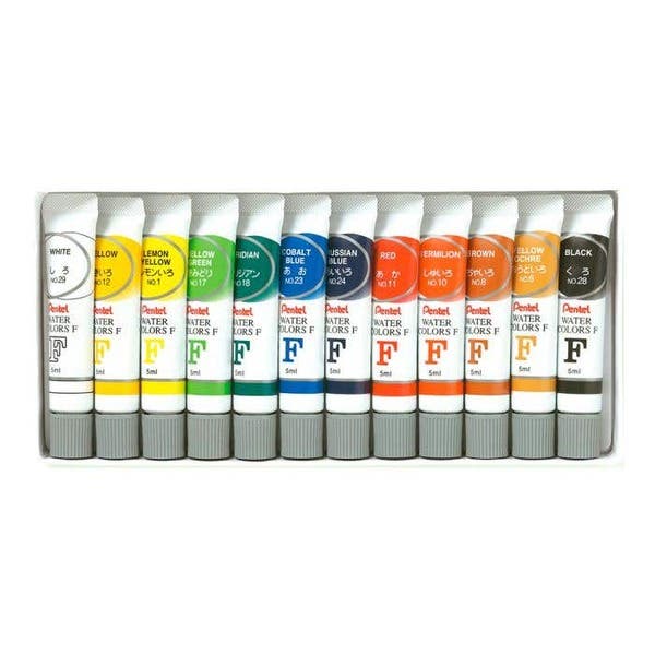 Est Acuarela Pentel 12 Tb. Pentel Nacional Librería