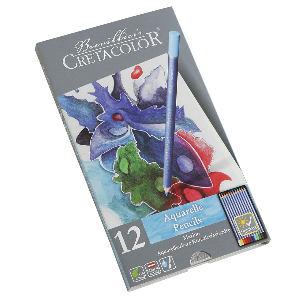 Est. CRETA Marina Acuarelable 12 Color Cretacolor Nacional Librería