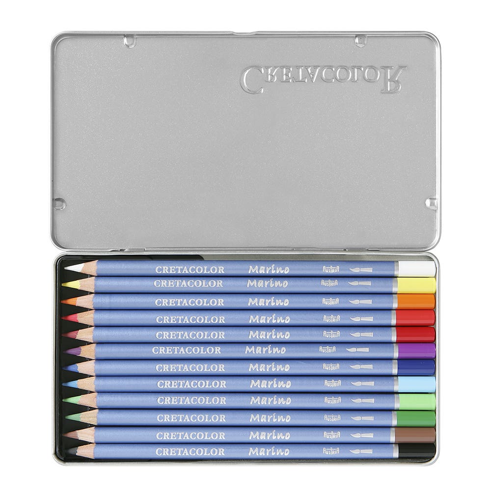 Est. CRETA Marina Acuarelable 12 Color Cretacolor Nacional Librería