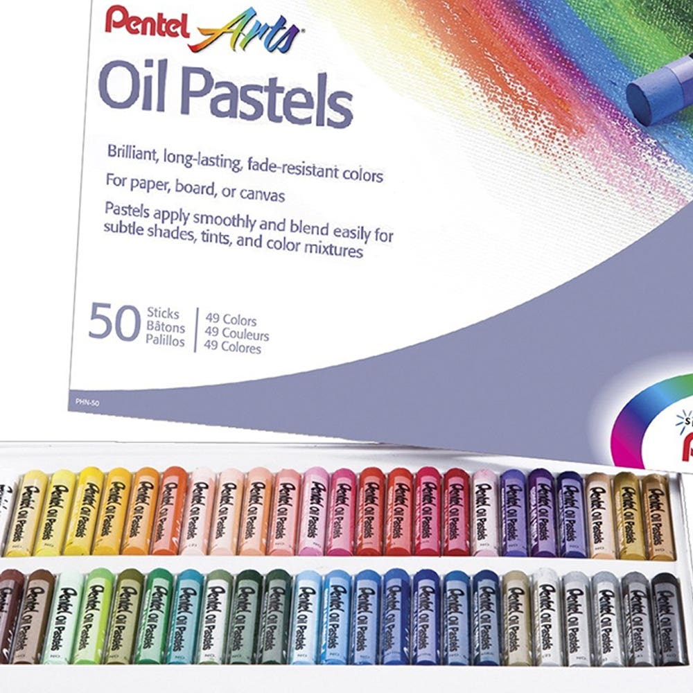 Est Pasteles Pentel 50 Col Pentel Nacional Librería