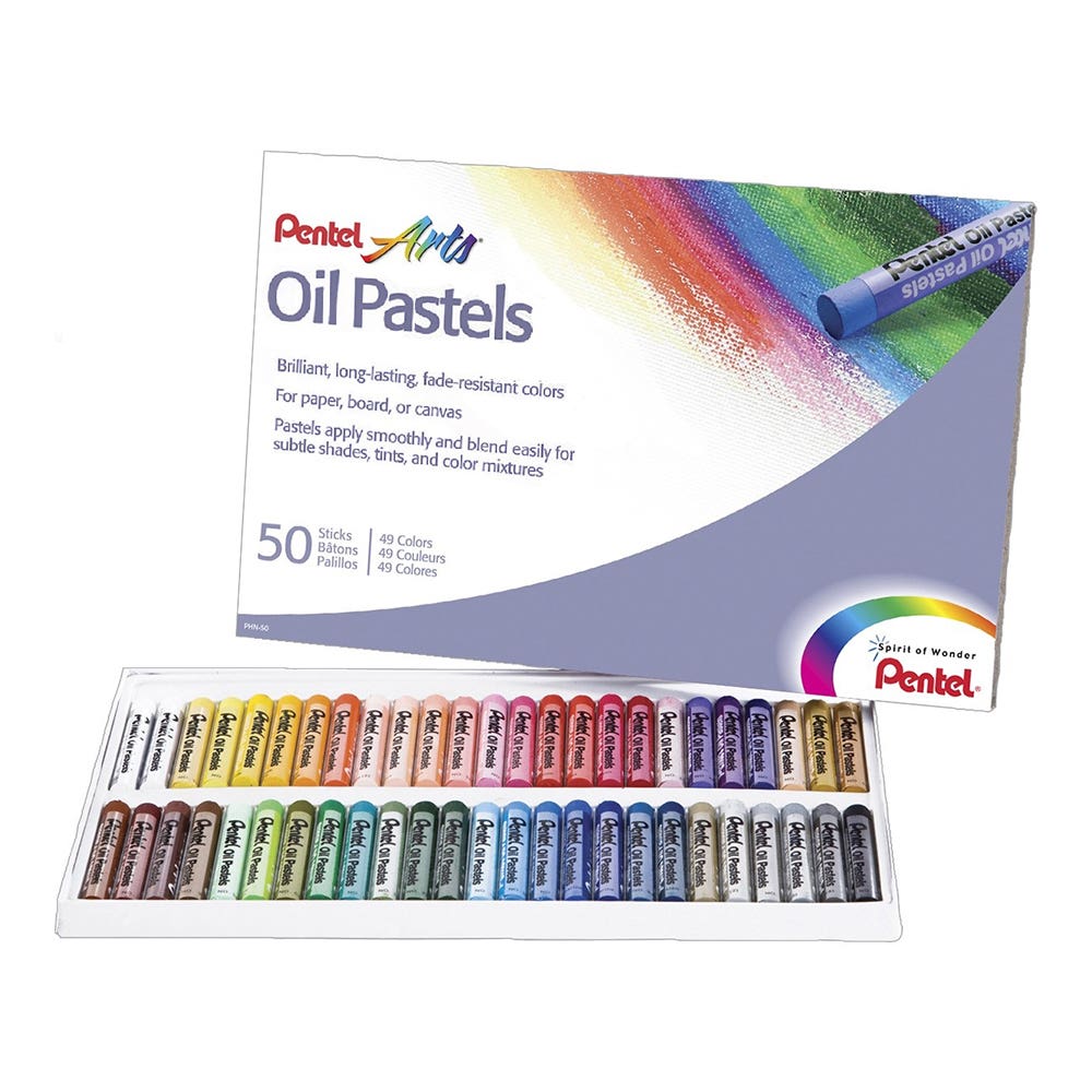 Est Pasteles Pentel 50 Col Pentel Nacional Librería