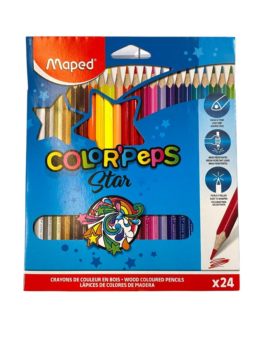 Est.24 Lapiz color Maped largos Maped Nacional Librería