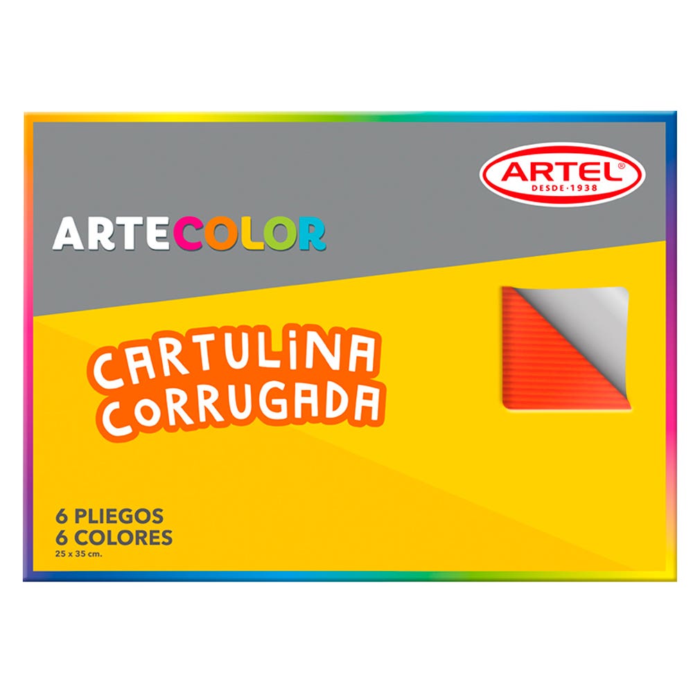 Estuche Artecolor Cartulina Corrugada Artel Artel Nacional Librería