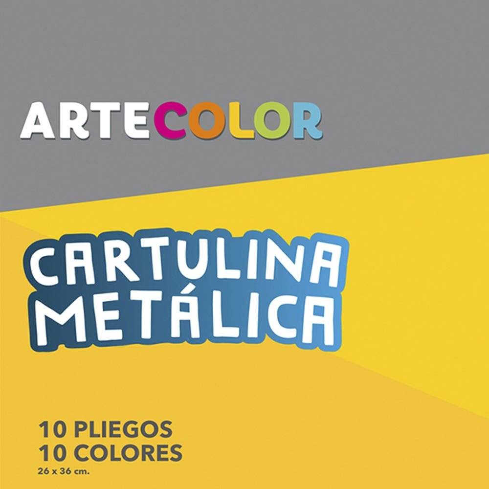 Estuche Artecolor Cartulina Metálica Artel Artel Nacional Librería