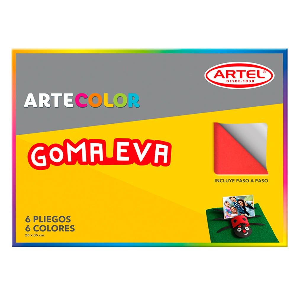Estuche Artecolor Goma Eva Artel Artel Nacional Librería