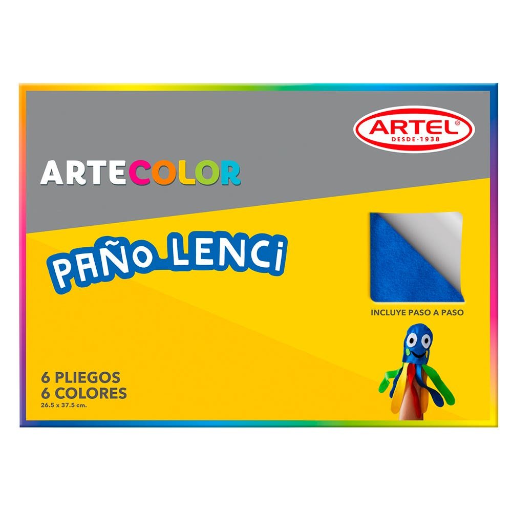 Estuche Artecolor Paño Lenci Artel Artel Nacional Librería