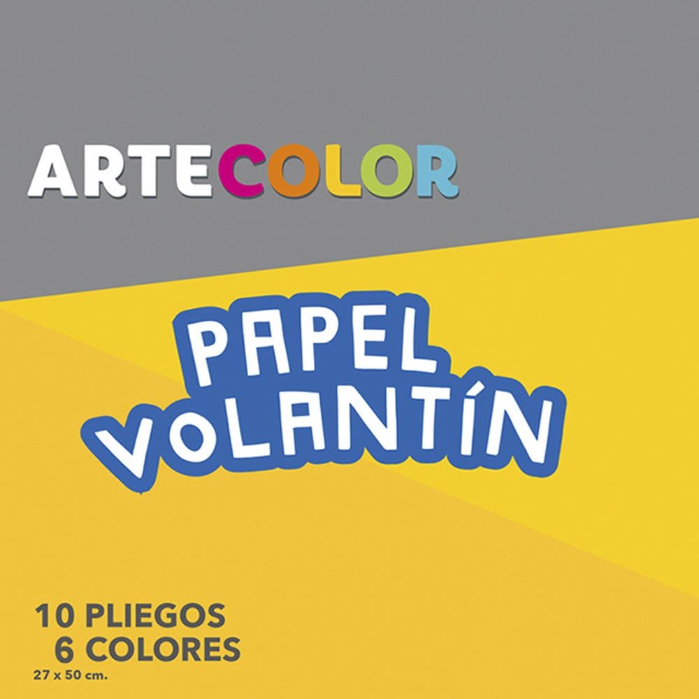 Estuche Artecolor Papel Volantín Artel Artel Nacional Librería
