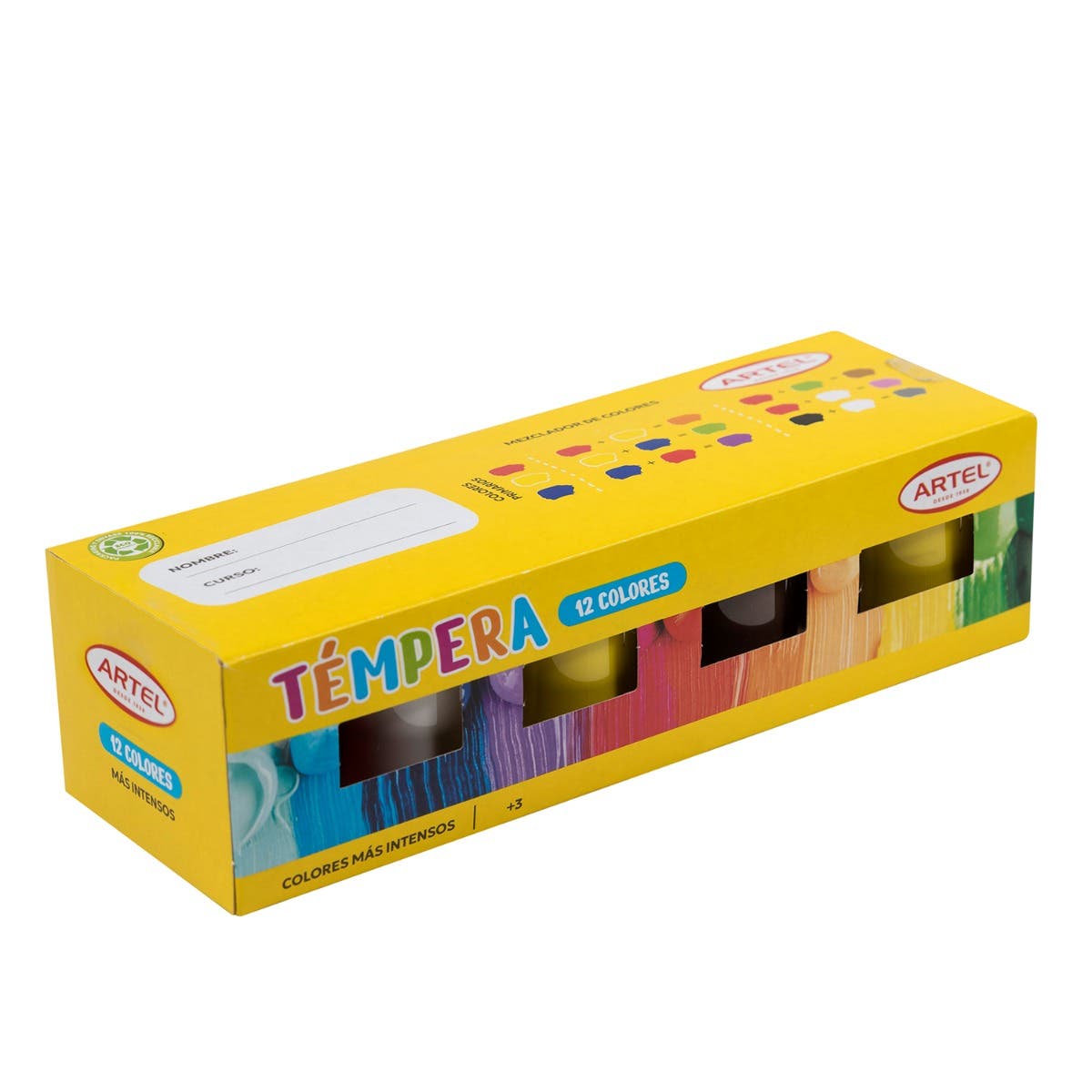Estuche Tempera 12 Colores Artel Artel Nacional Librería