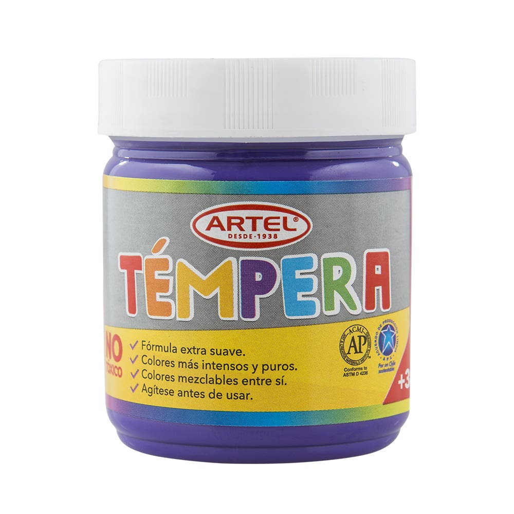 Fco 100ml Temp amarillo med 75 Artel Nacional Librería