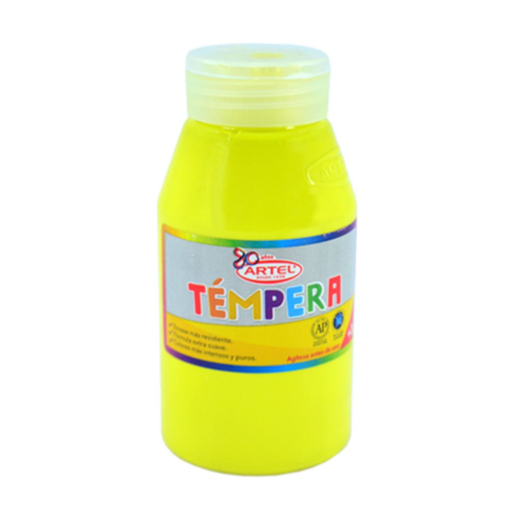 Fco 250 ml Temp amarillo limon 72 Artel Nacional Librería