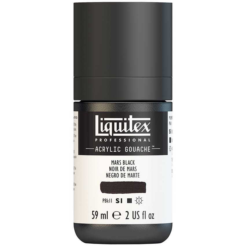 GOUACHE 276 - 59ML NEGRO DE MARTE Liquitex Nacional Librería