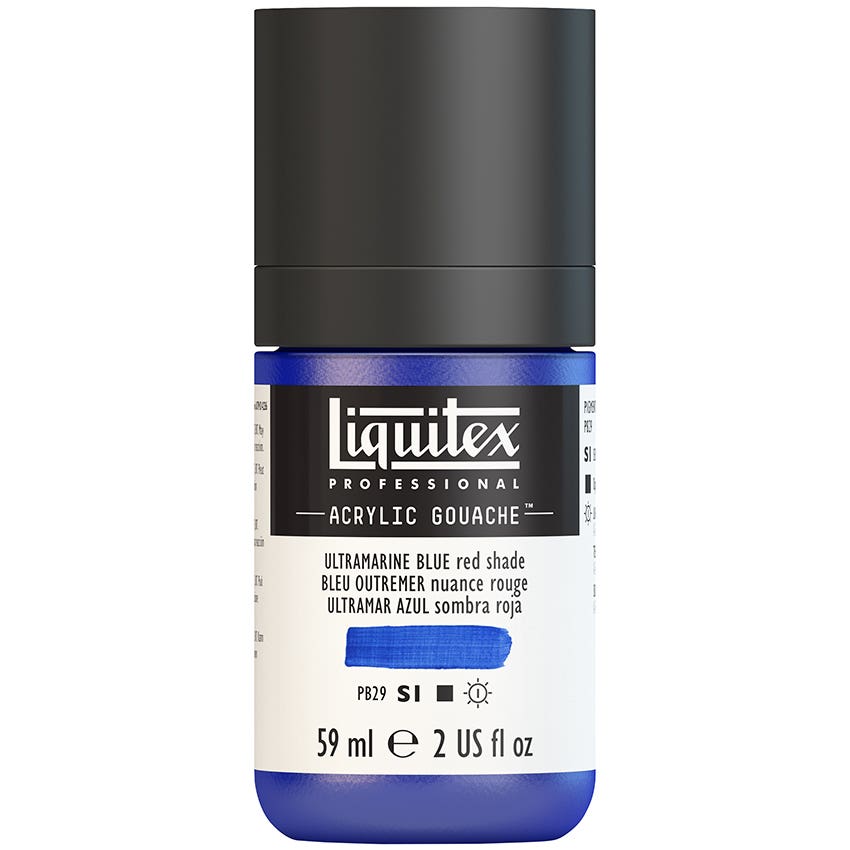 GOUACHE 382 - 59ML AZUL ULTRAM SOMBRA ROJA Liquitex Nacional Librería