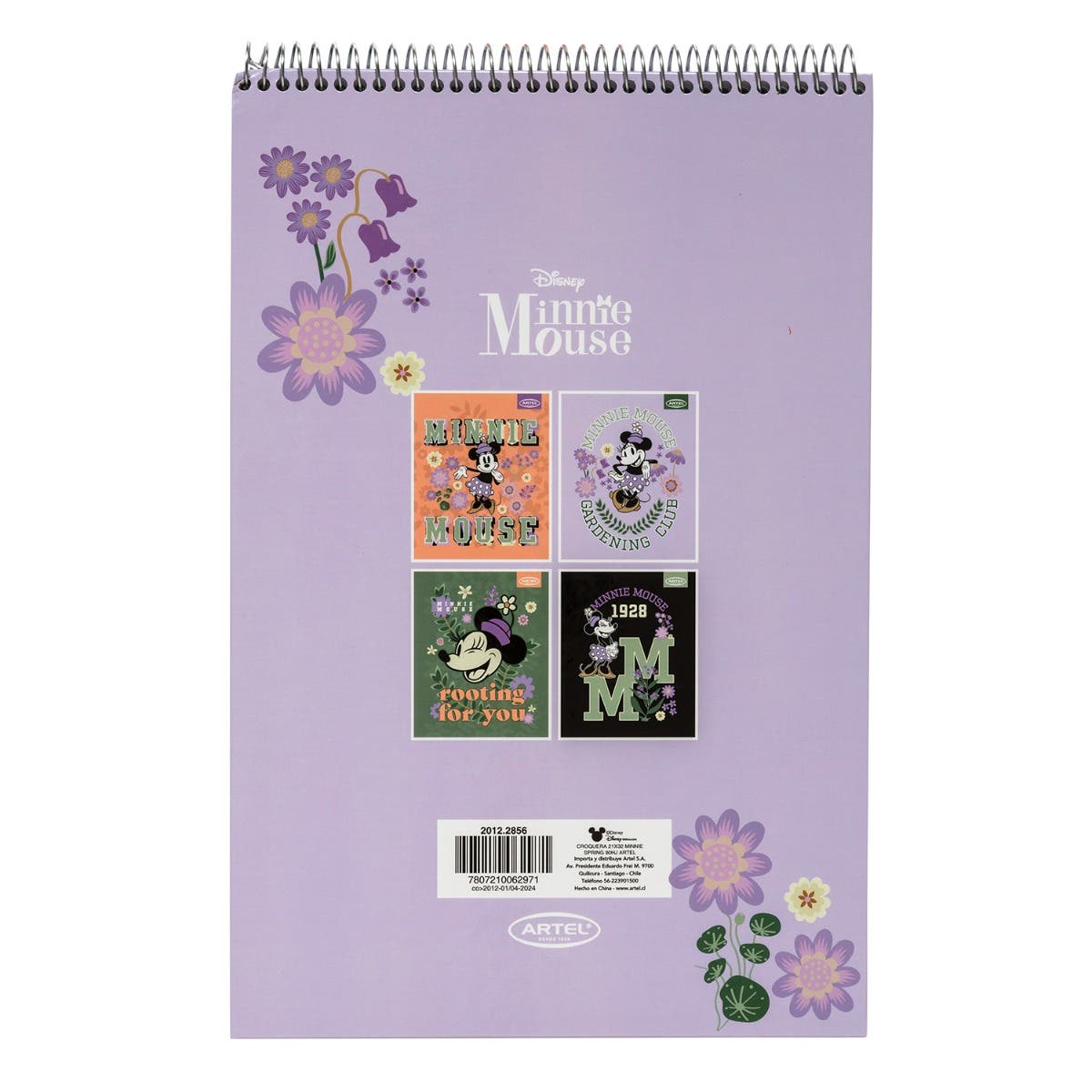 CROQUERA 21X32 MINNIE SPRING 80HJ ARTEL