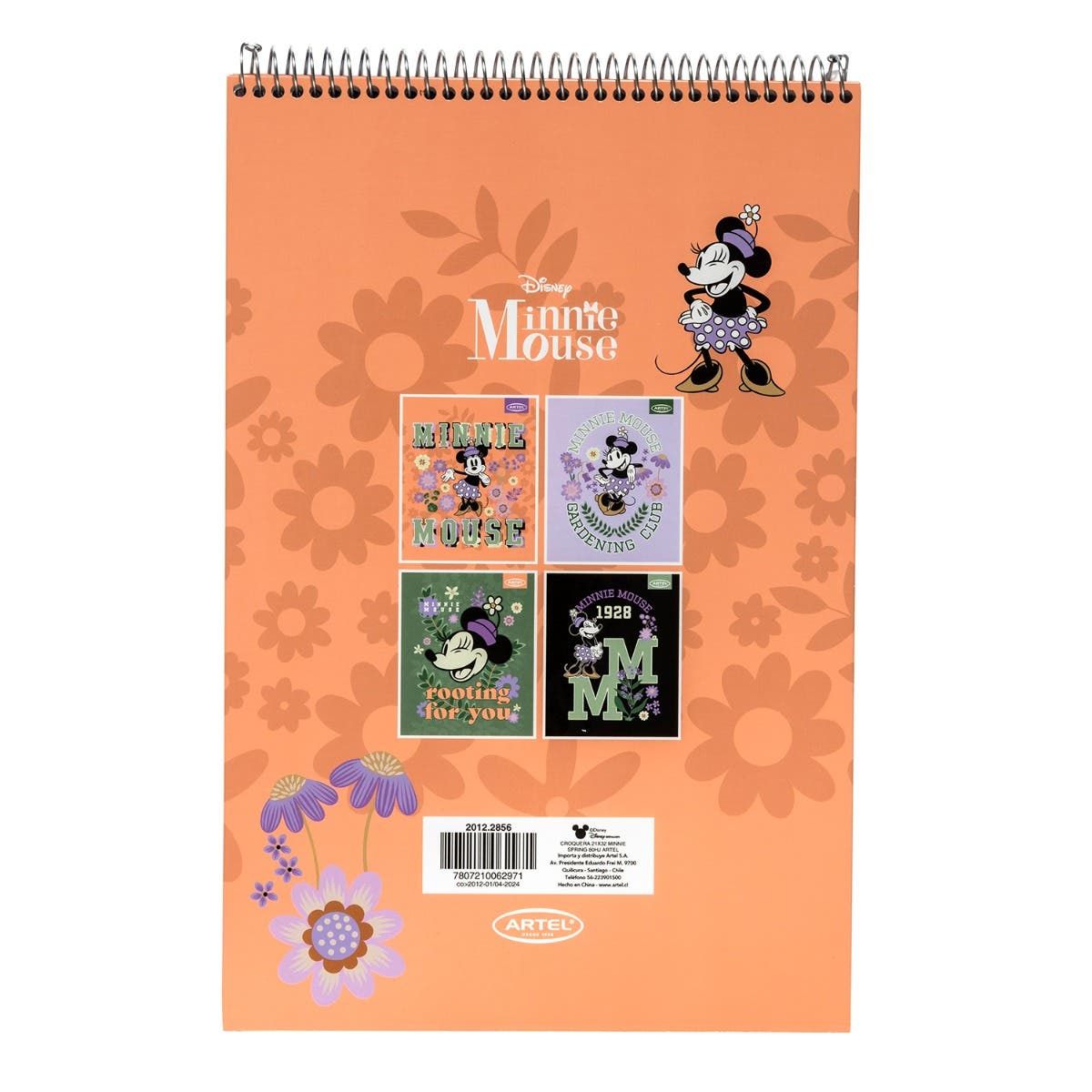 CROQUERA 21X32 MINNIE SPRING 80HJ ARTEL