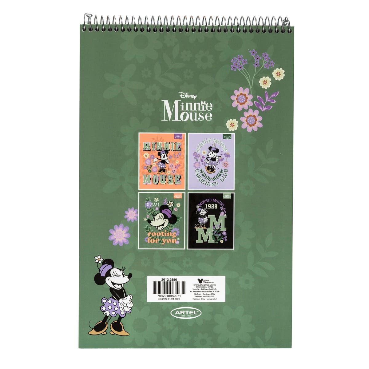CROQUERA 21X32 MINNIE SPRING 80HJ ARTEL