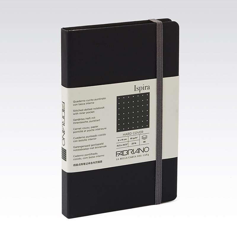 ISPIRA HARD 9x14 DOTS BLACK 96 FF Fabriano Nacional Librería