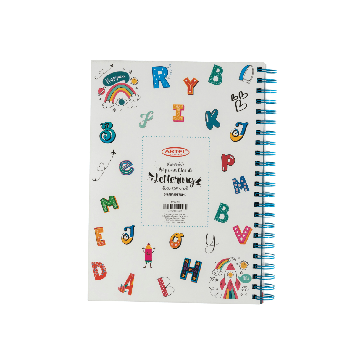 Libro Lettering Para niños Artel Nacional Librería
