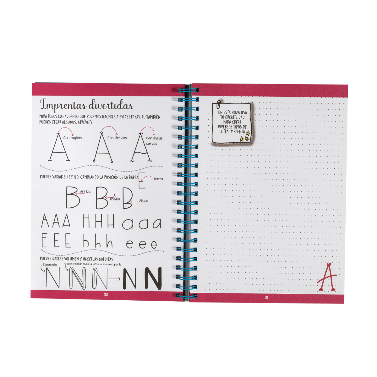 Libro Lettering Para niños Artel Nacional Librería