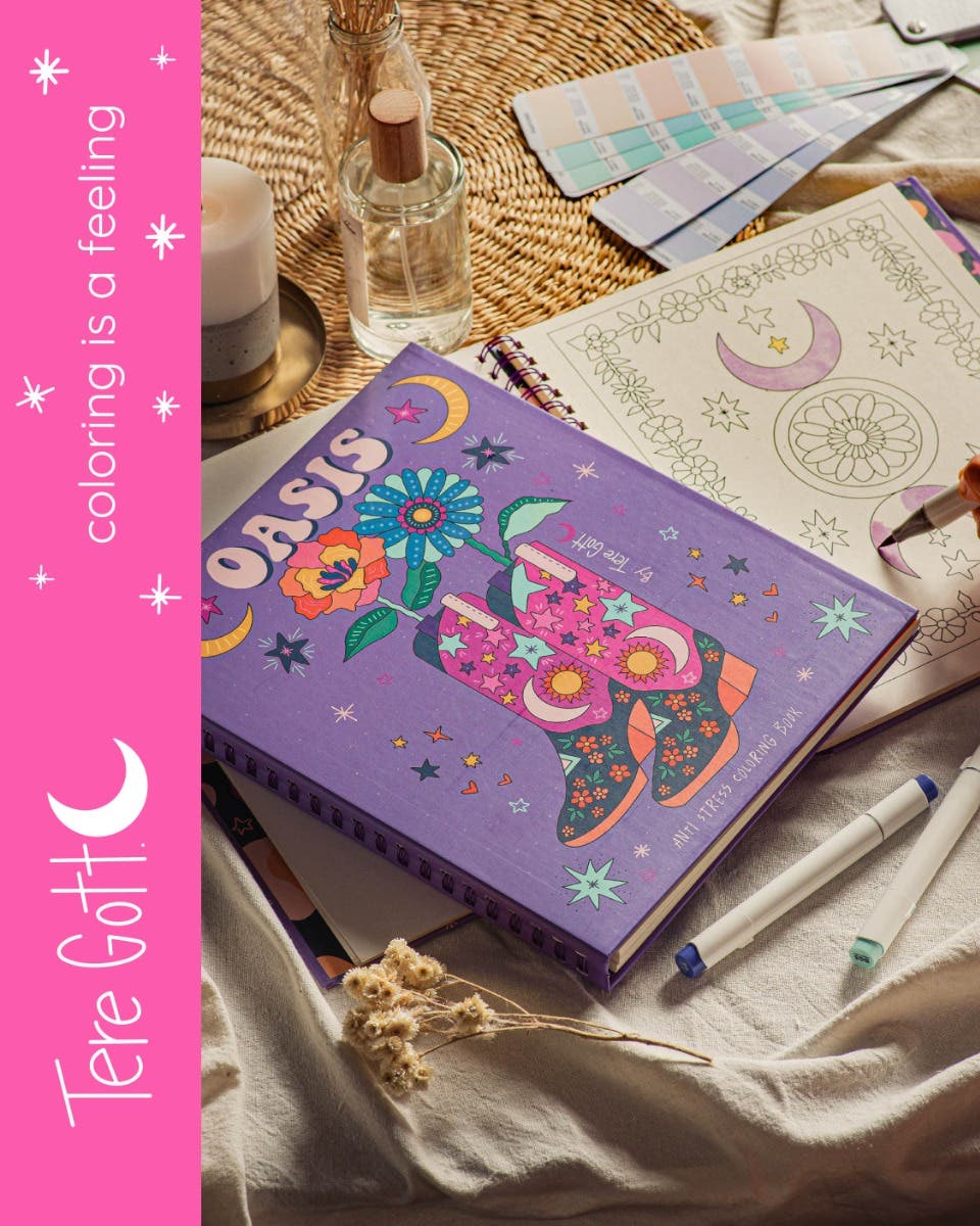 LIBRO OASIS COLOREABLE TERE GOTT Tere Gott Nacional Librería