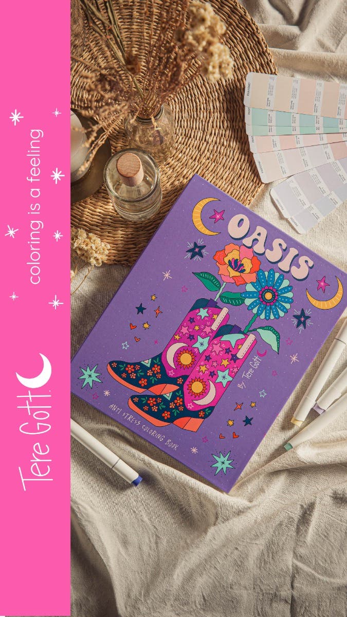LIBRO OASIS COLOREABLE TERE GOTT Tere Gott Nacional Librería