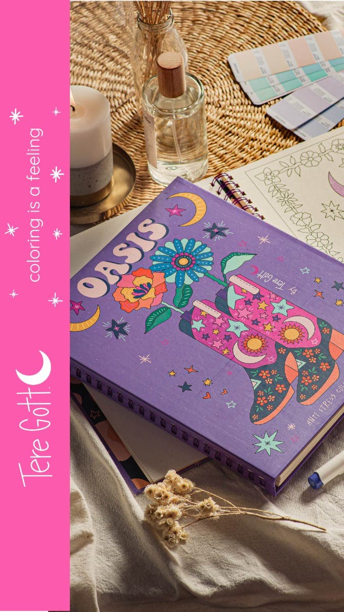 LIBRO OASIS COLOREABLE TERE GOTT Tere Gott Nacional Librería