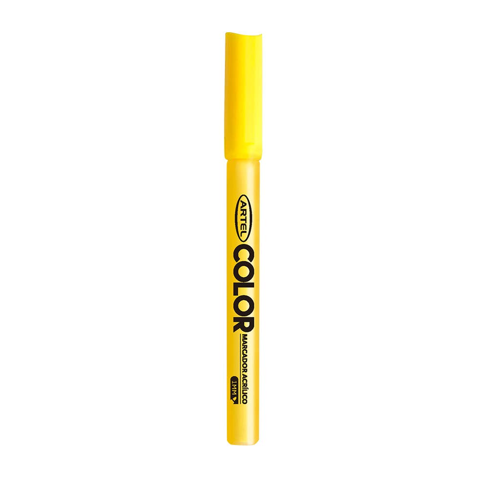 Marcador Acrilico Artel 1mm Amarillo Artel Nacional Librería