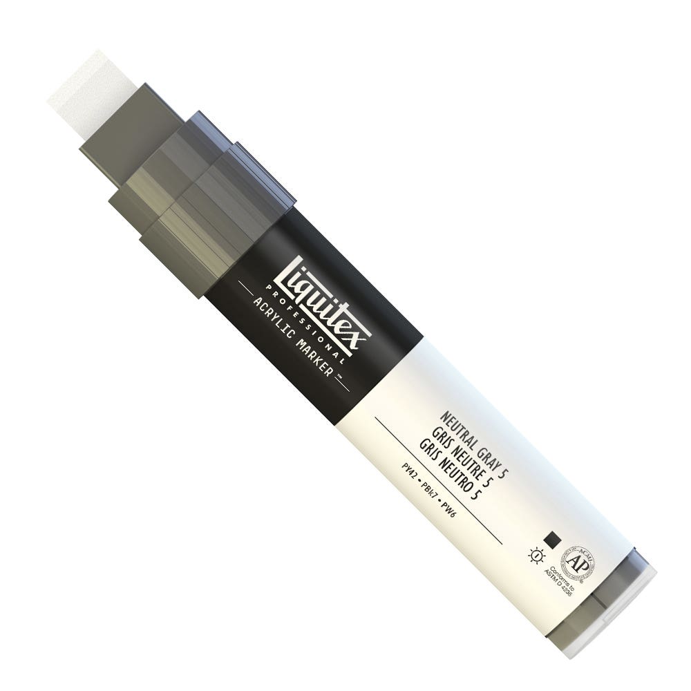 MARCADOR ANCHO LQTX GRIS NEUTRO 5 Liquitex Nacional Librería