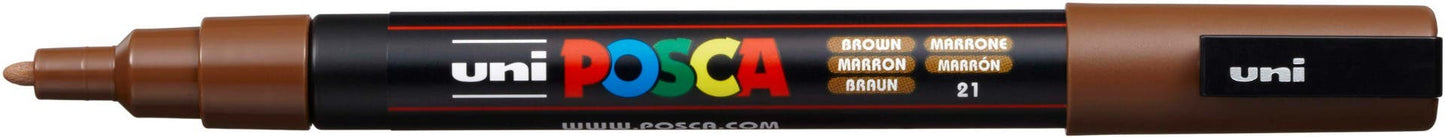 MARCADOR POSCA 3M CAFÉ Posca Nacional Librería