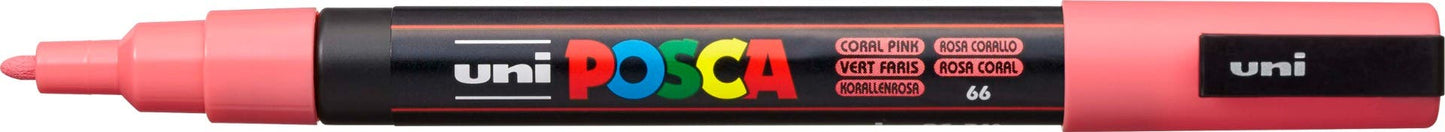 MARCADOR POSCA 3M ROSA CORAL Posca Nacional Librería