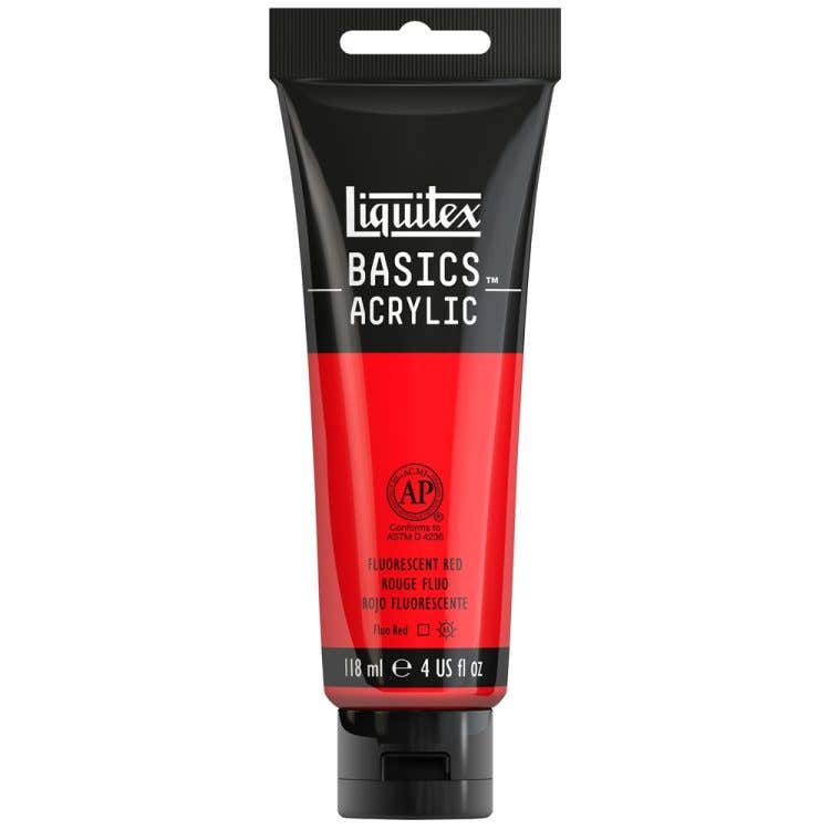 PINT. ACRILICA BASICS ROJO FLUOR 118ML Liquitex Nacional Librería