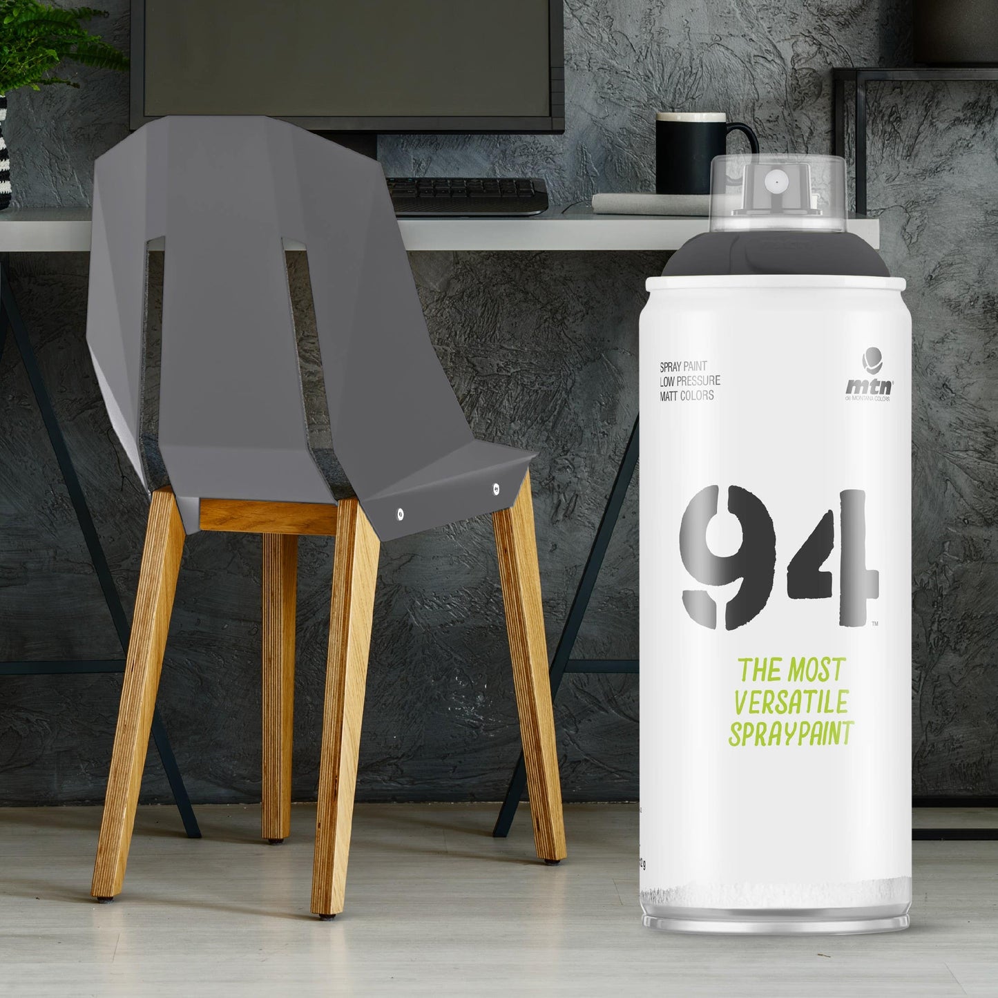 Pintura Spray MTN 94 RV - 120 Wolf Grey 40 Montana Nacional Librería