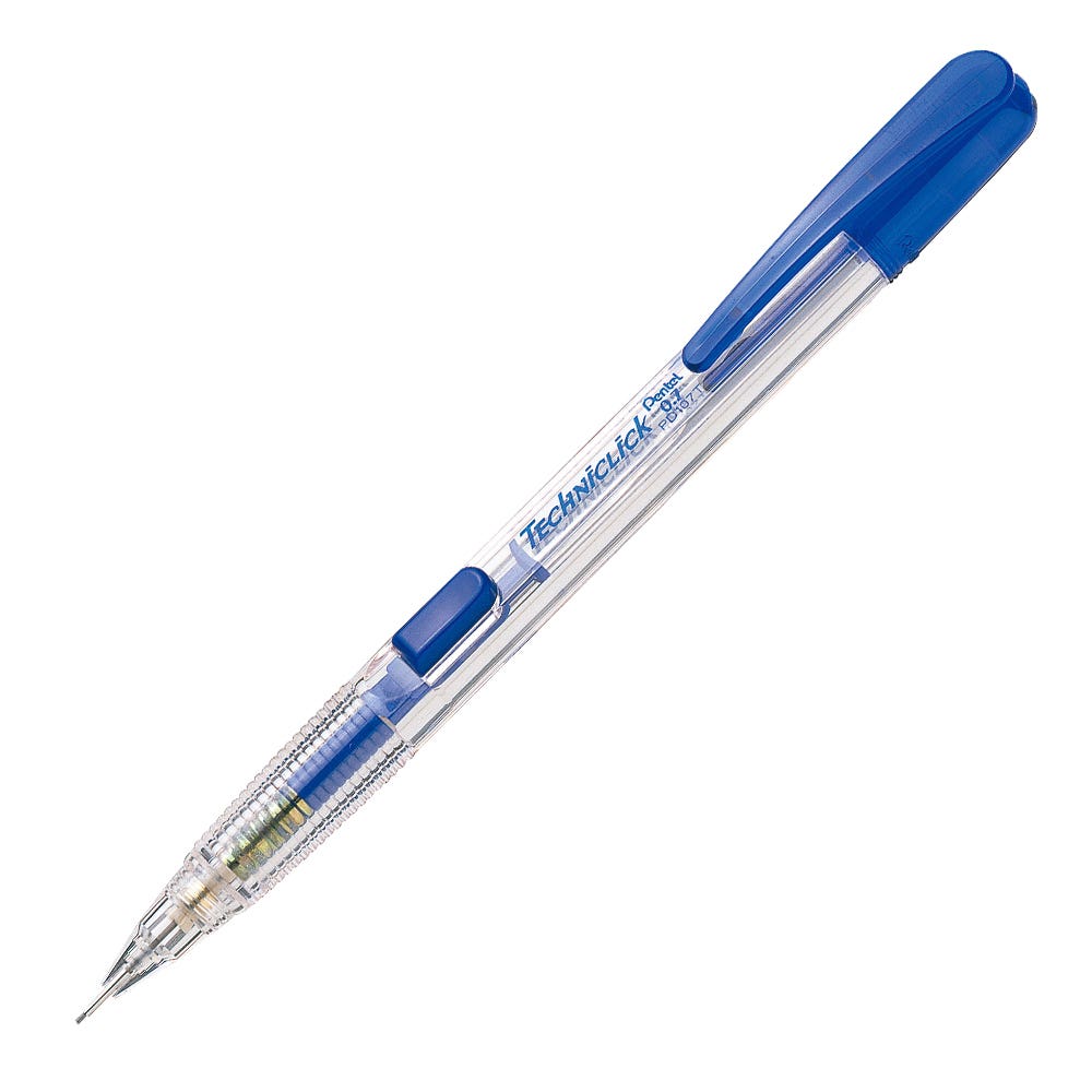 るる Portaminas Techniclick 0.7 mm azul Pentel – Nacional Librería