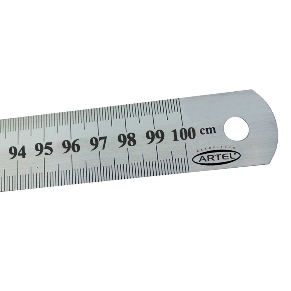 Regla Acero Artel 100cm Artel Nacional Librería