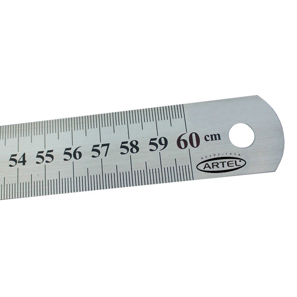 Regla Acero Artel 60 cm Artel Nacional Librería