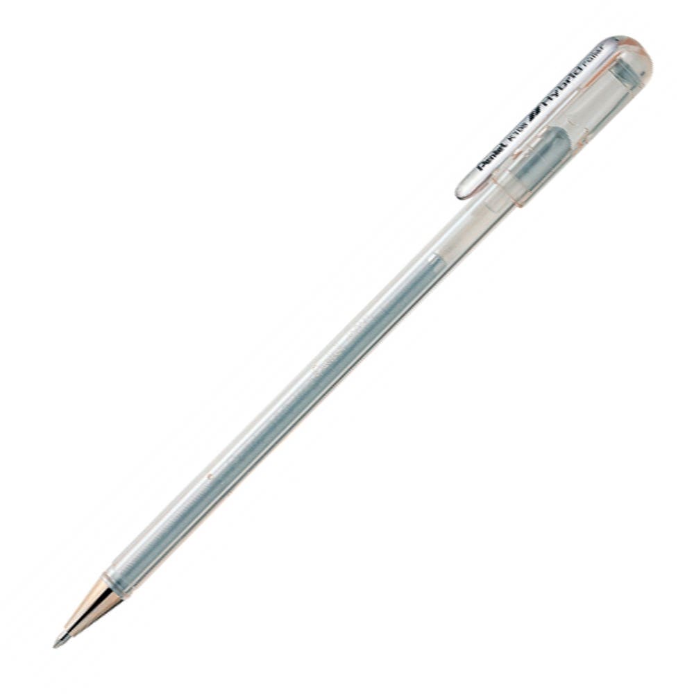 Roller HYBRID Gel Pentel Plata 0,8 Pentel Nacional Librería