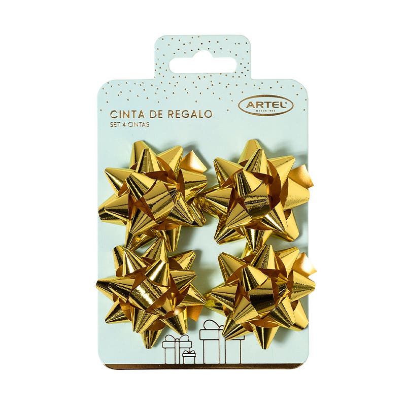 Set 4 Cintas Moños de Regalo Artel Artel Nacional Librería