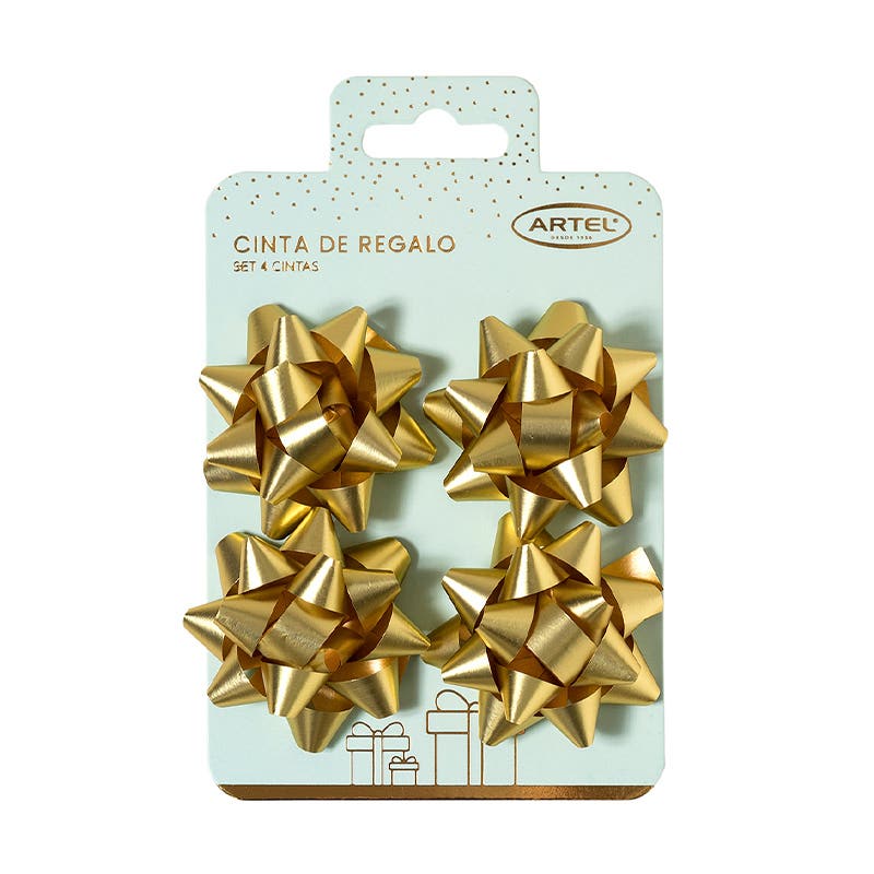 Set 4 Cintas Moños de Regalo Artel Artel Nacional Librería